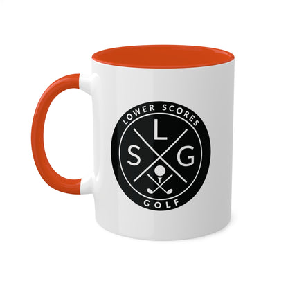 Lower Scores Golf - Color Mug, 11oz