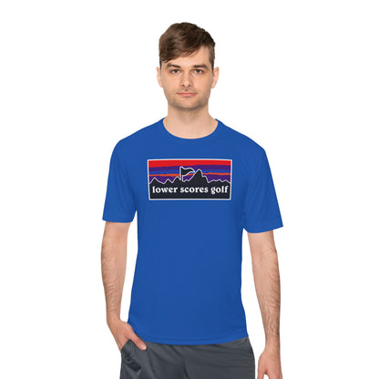 Lower Scores Golf - Unisex Moisture Wicking Tee