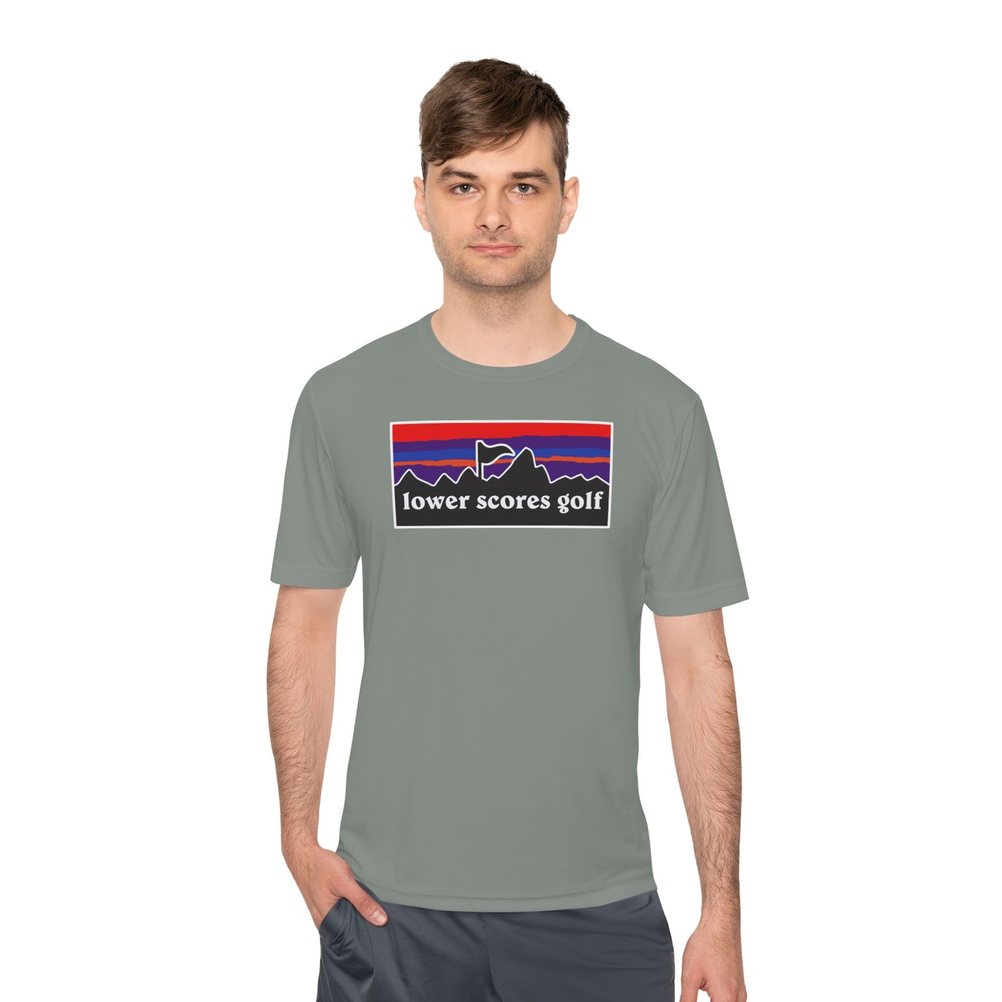 Lower Scores Golf - Unisex Moisture Wicking Tee