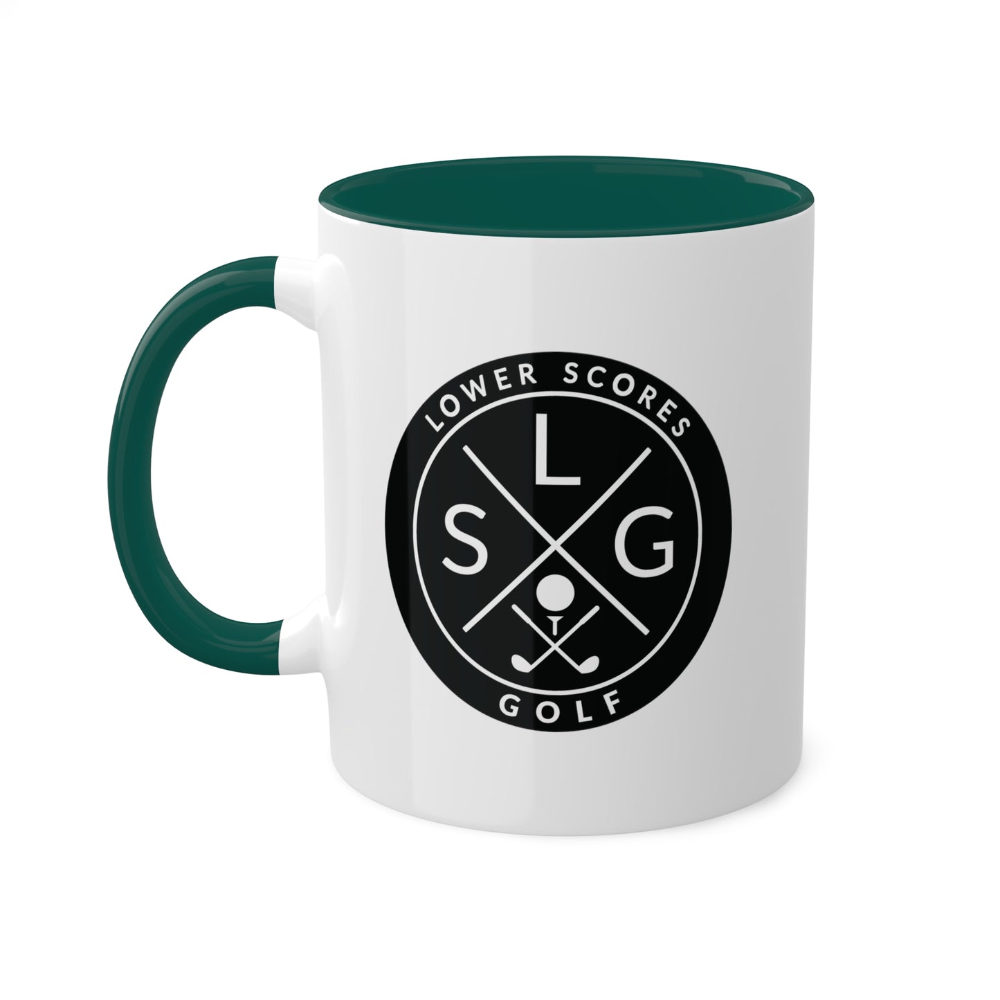 Lower Scores Golf - Color Mug, 11oz