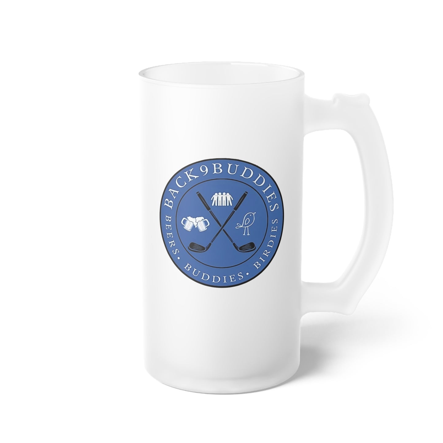 Back 9 Buddies - Frosted Beer Mug (Glass)