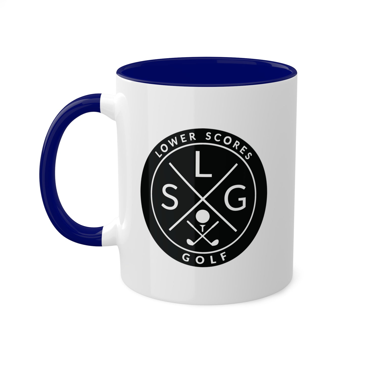 Lower Scores Golf - Color Mug, 11oz