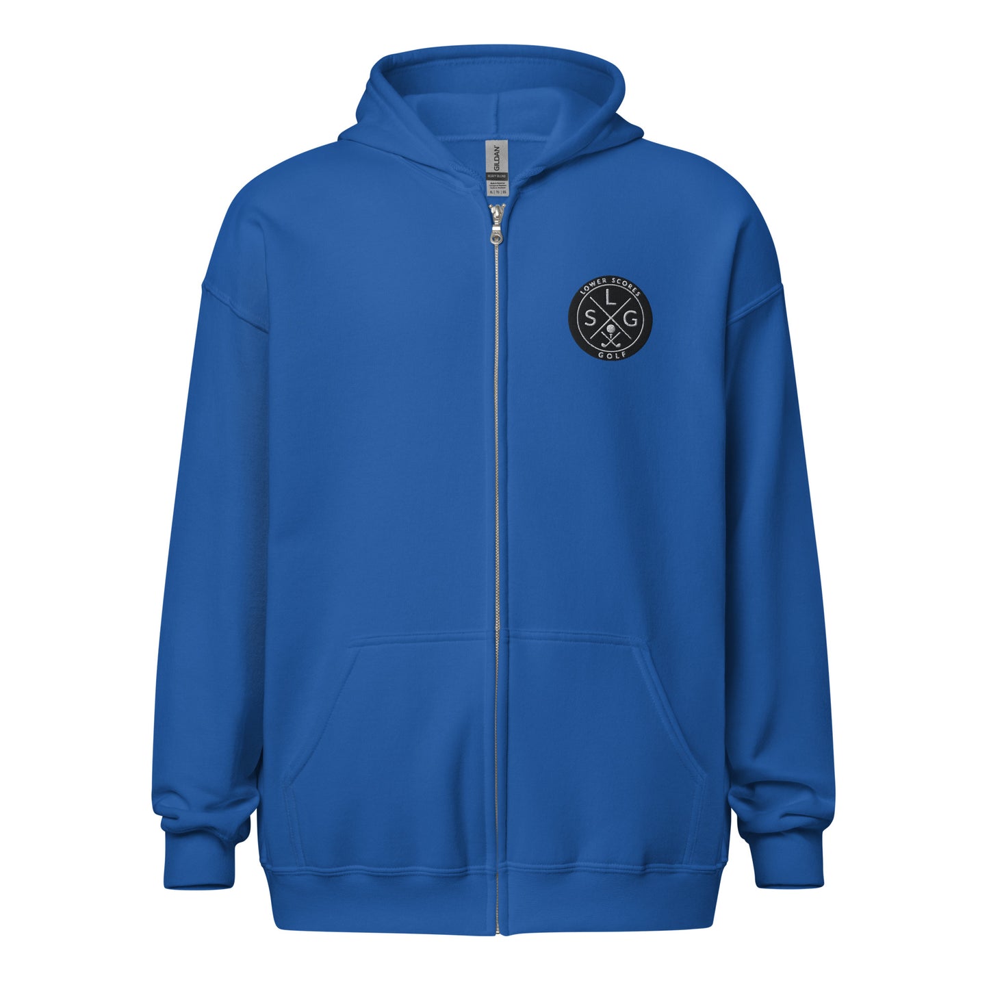 Lower Scores Golf - Embordered Zip Hoodie